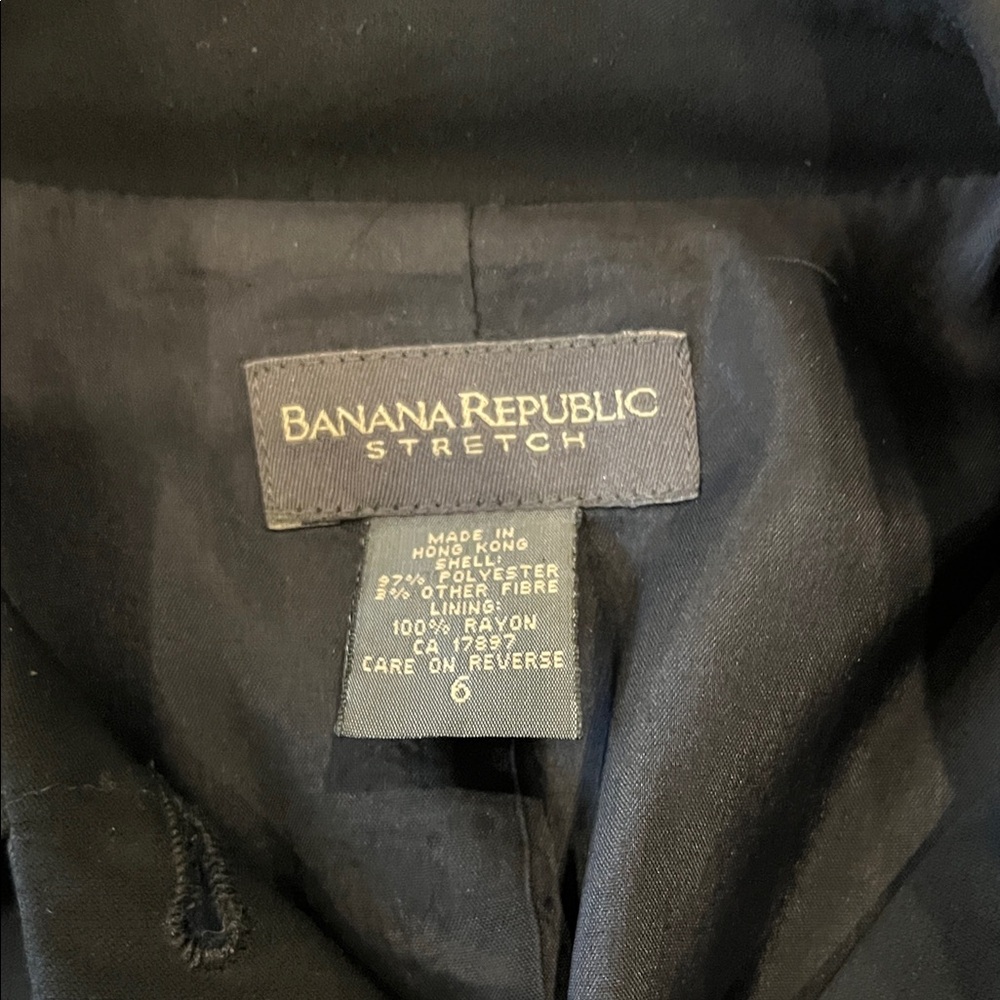 Banana Republic Black Stretch Jacket - Picture 2 of 3